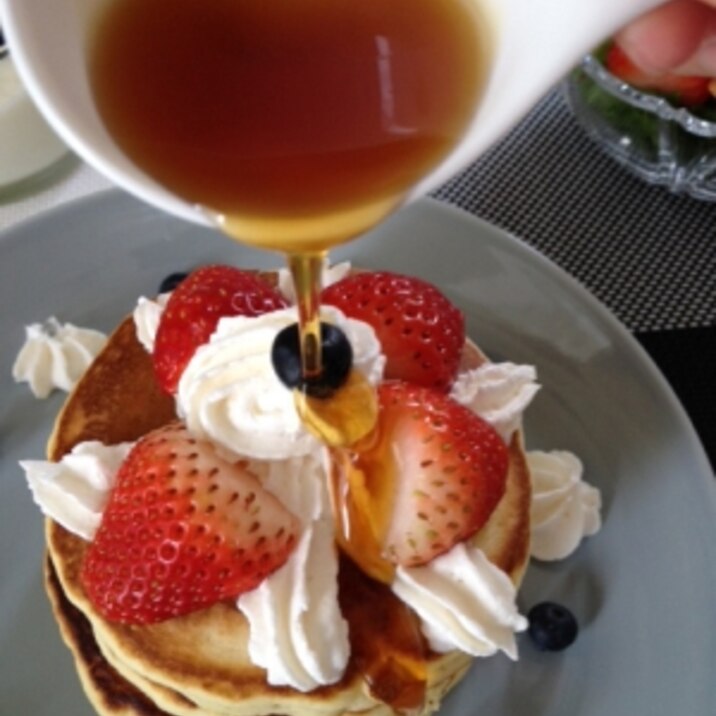ホットケーキ フルーツ添え レシピ 作り方 By むつした 楽天レシピ ホットケーキ フルーツ添え レシピ 作り方 By むつした 楽天レシピ